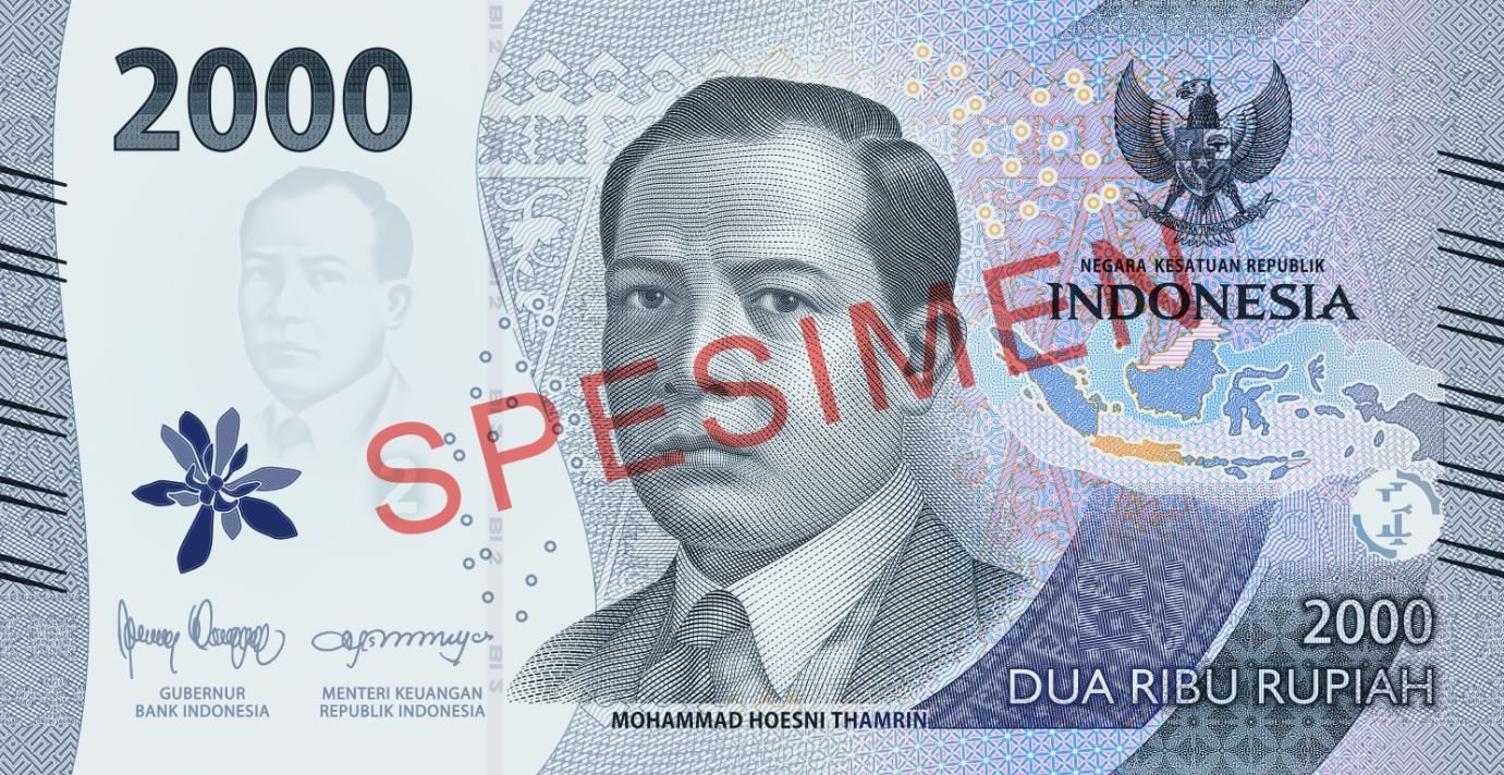 Spesimen Rupiah Emisi 2022 Pecahan ke-7